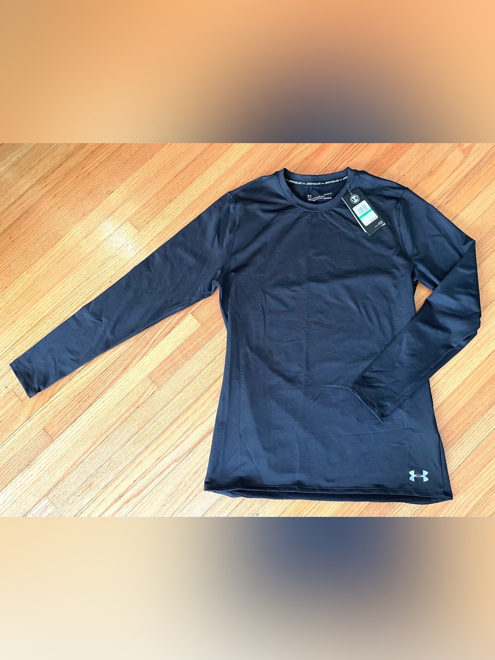 Under Armour Black ColdGear Fitted Shirt Men’s Large NWT
